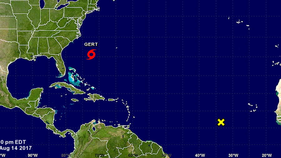 Podría "Gert" convertirse en huracán 