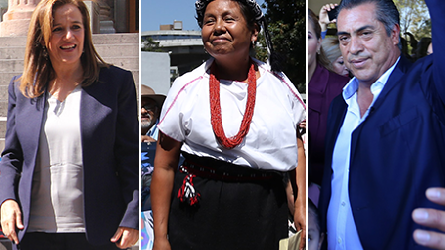 El Bronco lidera recolecci&oacute;n de firmas, seguido por Zavala y `Marichuy&acute;