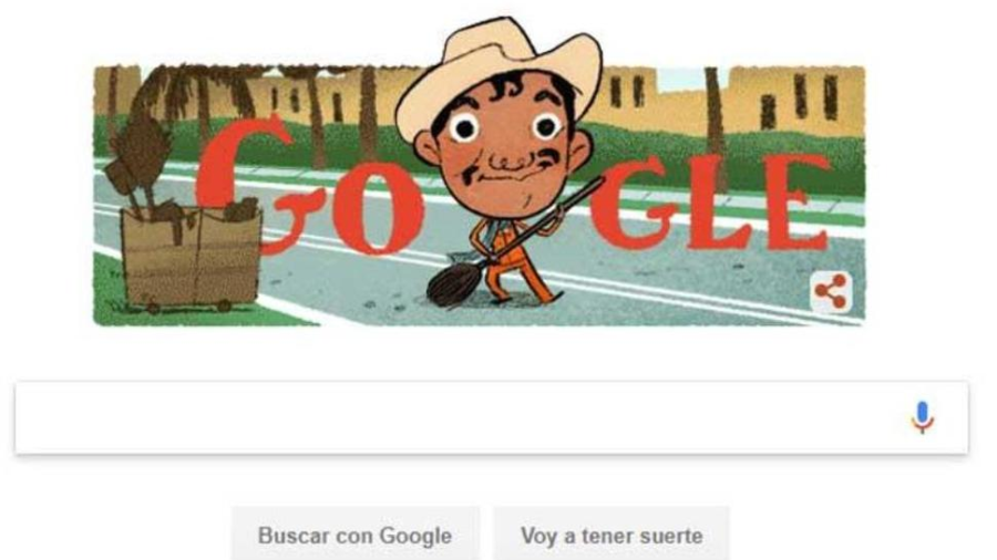 Google recuerda y dedica su 'doodle' a Cantinflas