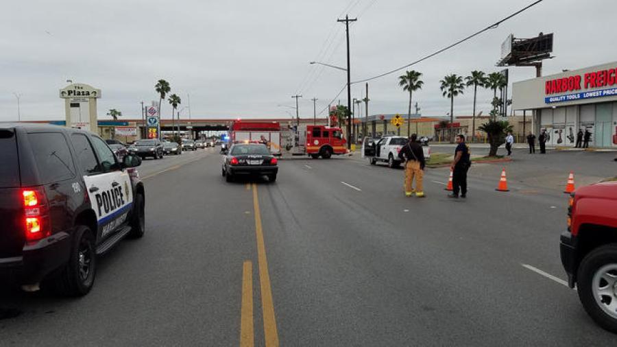 Se registra accidente automovilístico en Harlingen