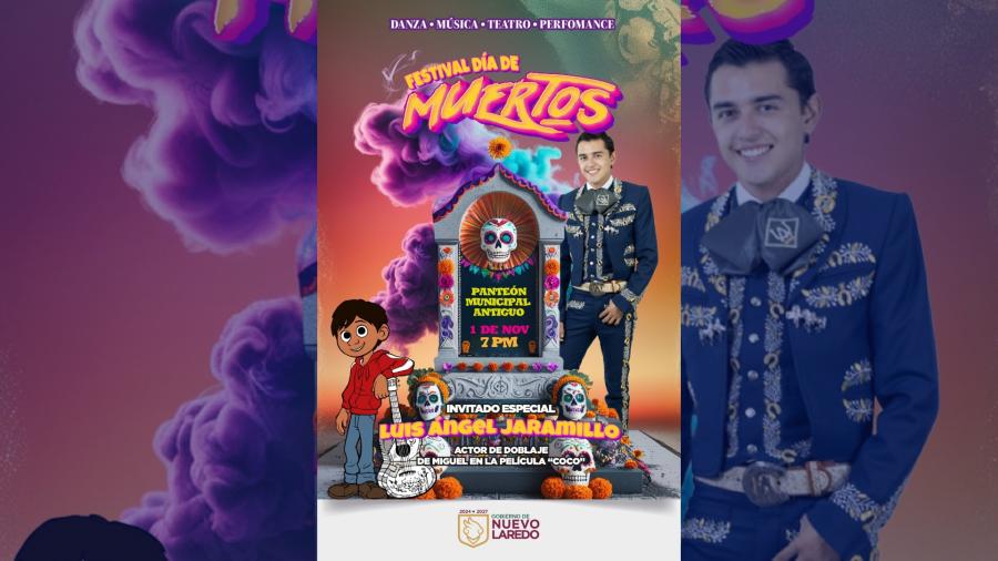 Invitan a festival de d&iacute;a de muertos en el pante&oacute;n antiguo; se presentar&aacute; actor de coco