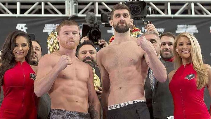 “Canelo” Álvarez y Rocky Fielding cumplen en la báscula