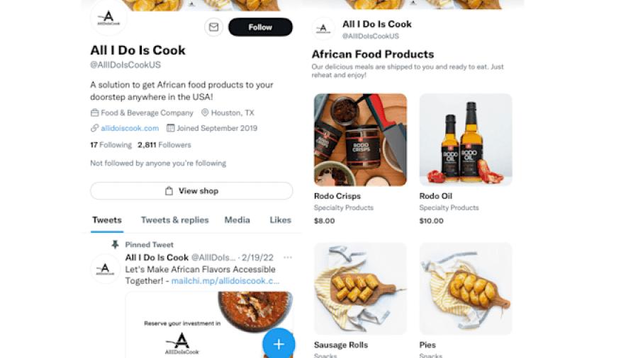 Twitter busca implementar tiendas dentro de la app