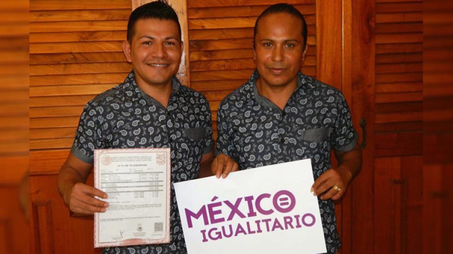 Tamaulipas registra su primer matrimonio entre hombres 