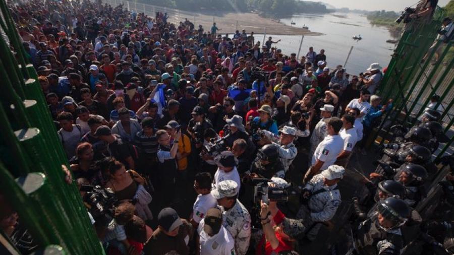Migrantes intentaron ingresar de manera “desordenada”: INM