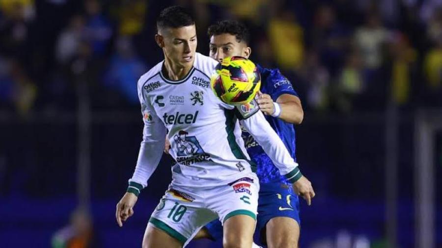  ¡Empate! Con gol de James Rodríguez América y León igualan 1-1