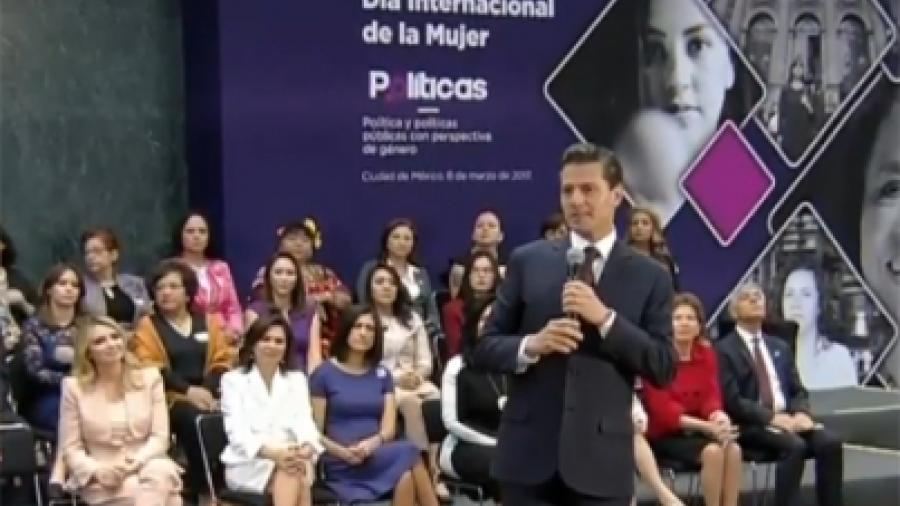 Llama EPN a combatir el machismo en México