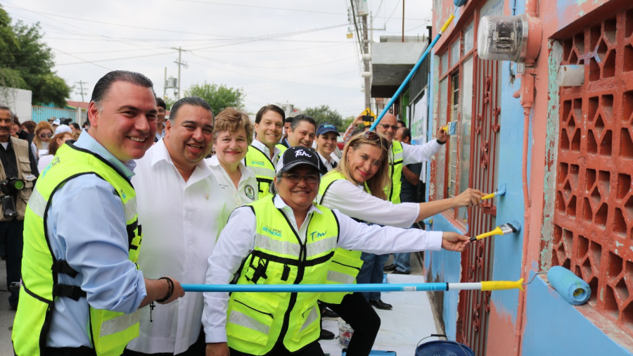 Arranca pintura de 3 mil viviendas en Reynosa