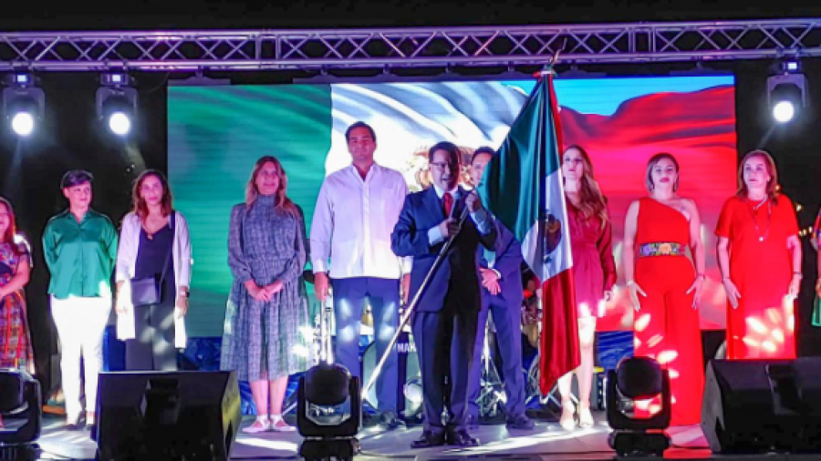 Celebran Fiesta Mexicana mediante hermandad Reynosa-Hidalgo