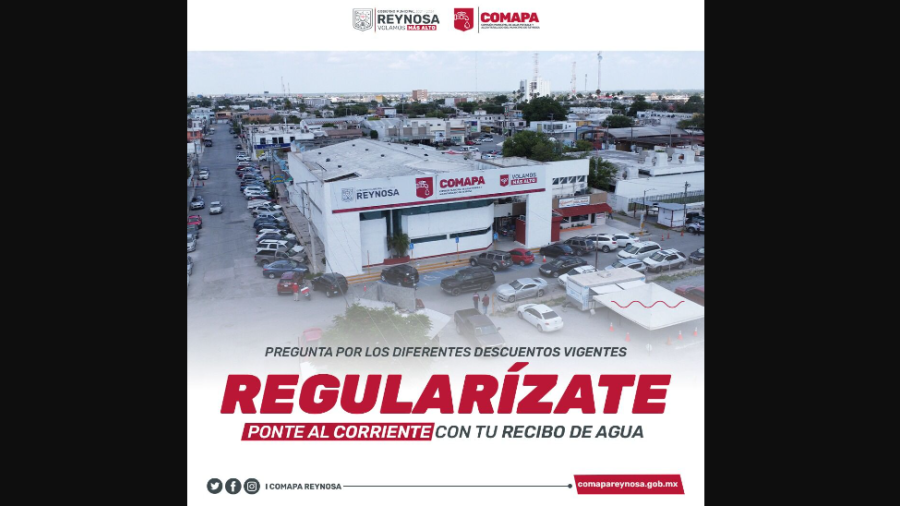 Regularízate y ponte al corriente en el pago de tu recibo de agua 