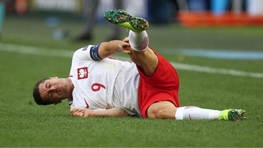 Lewandowski se lesionó y es baja con la Selección de Polonia