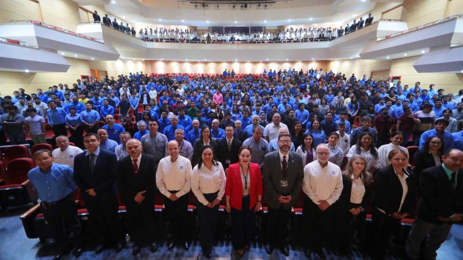 Inaugura Carmen Lilia Canturosas semana académica del teconológico; refrenda compromiso con la educación