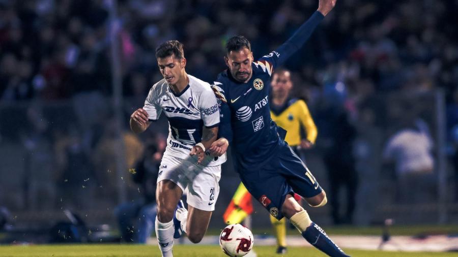 Pumas y América regalan un intenso empate en el Clásico Capitalino