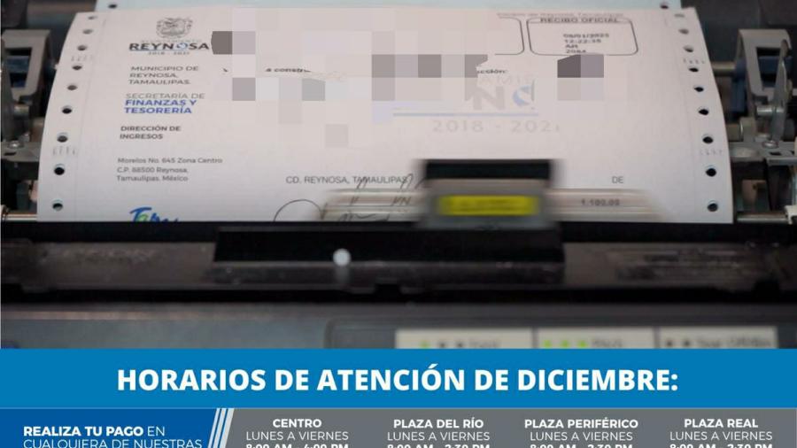 Cajas del Predial disponibles en período navideño