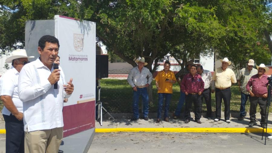 Pavimenta Gobierno de Matamoros accesos a escuelas rurales con inversión de 6.7 MDP