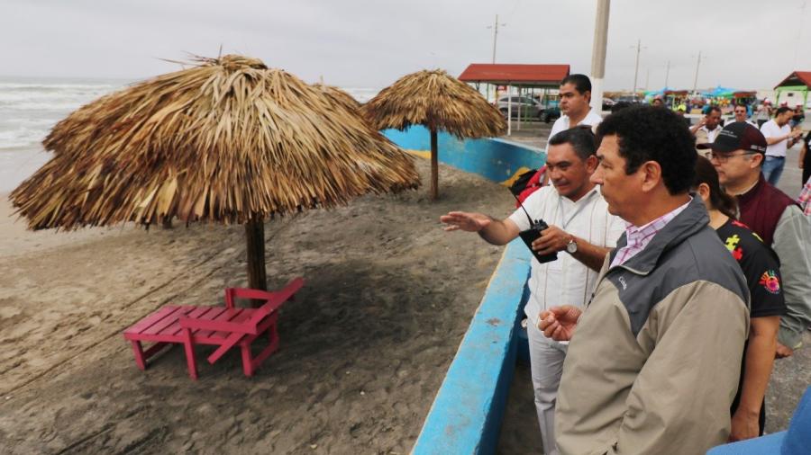 Rehabilitación de infraestructura en Playa Bagdad, estará  lista para recepción de vacacionistas: Alcalde Mario López