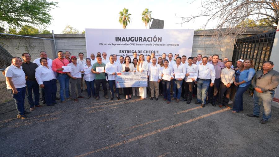 Dona CMIC Nuevo Laredo más de 800 mil pesos a gobierno municipal en beneficio del sistema DIF