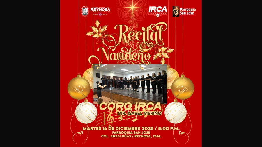 Celebra Gobierno de Carlos Peña Ortiz espíritu navideño con recital musical
