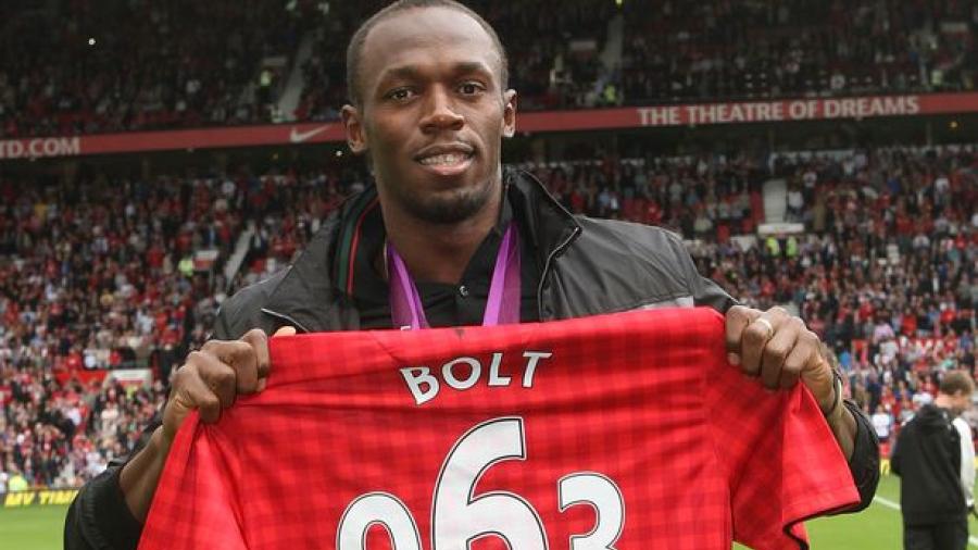 Bolt podría jugar en el partido de leyendas con el Manchester United