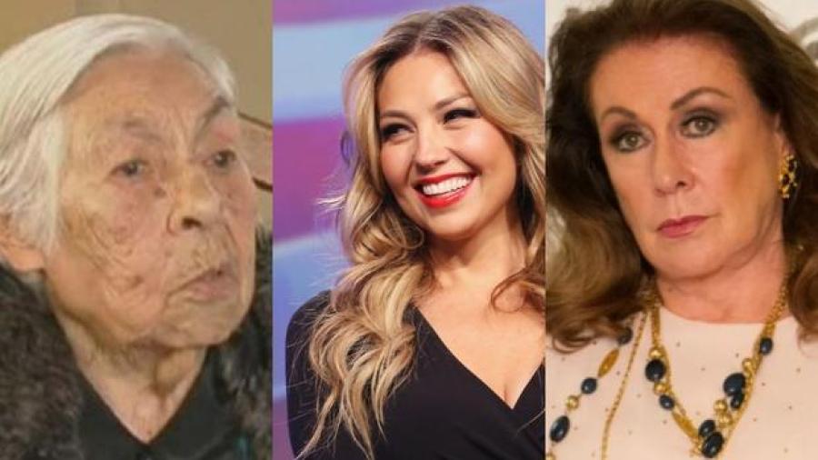 Abuelita de Thalía y Laura Zapata se encuentra en delicado estado de salud