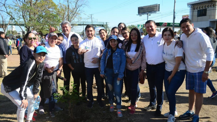 Jóvenes Tamaulipas y Ayuntamiento de Ciudad Victoria llevan a cabo acciones de reforestación