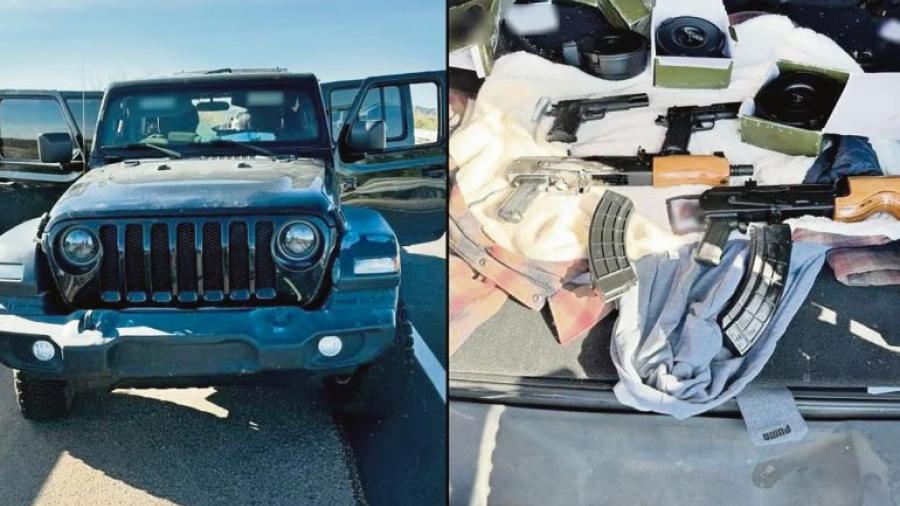 Detienen a ciudadano estadounidense con armas en Sonora
