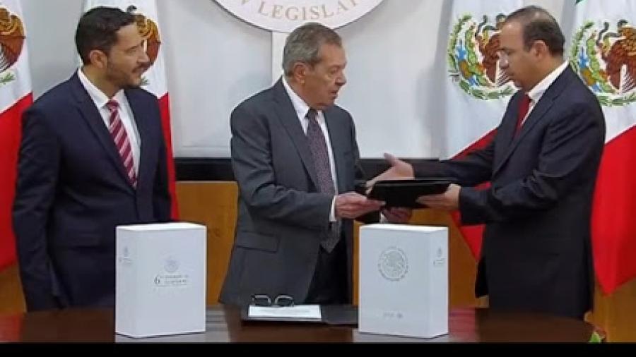Congreso recibe Sexto Informe de Gobierno del presidente Peña Nieto