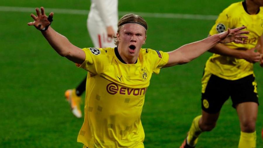 ¡Imparable! Haaland lleva más goles que partidos en Champions