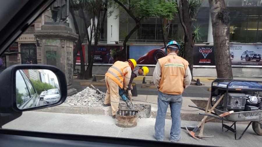 Suspenden construcción de línea 7 del Metrobús en Reforma