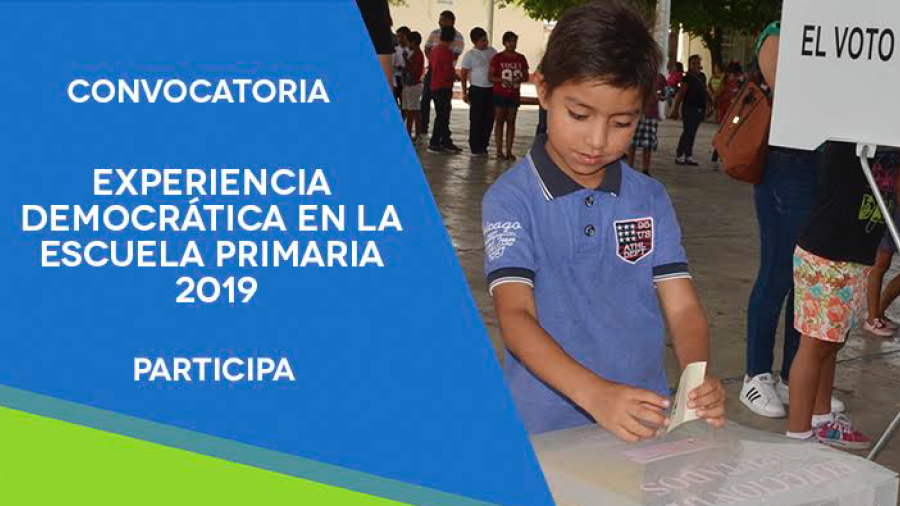 Alumnos de primarias participarán en Experiencia Democrática en la Escuela Primaria 2019