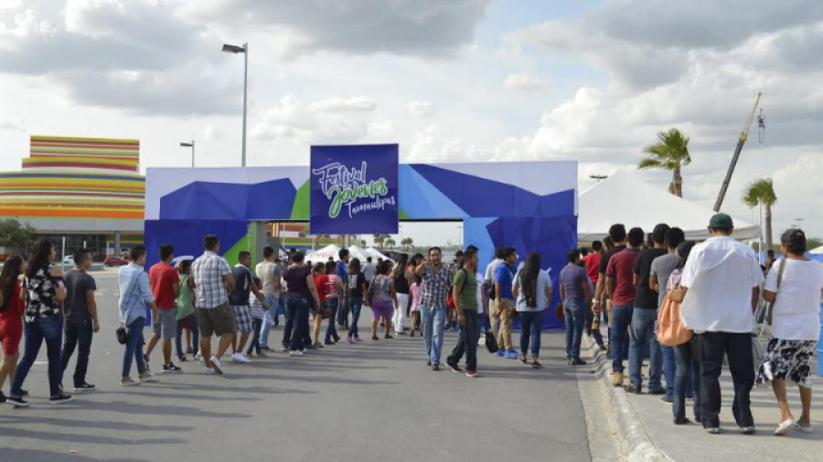 Rompen récord de asistencia al Festival Jóvenes Tamaulipas