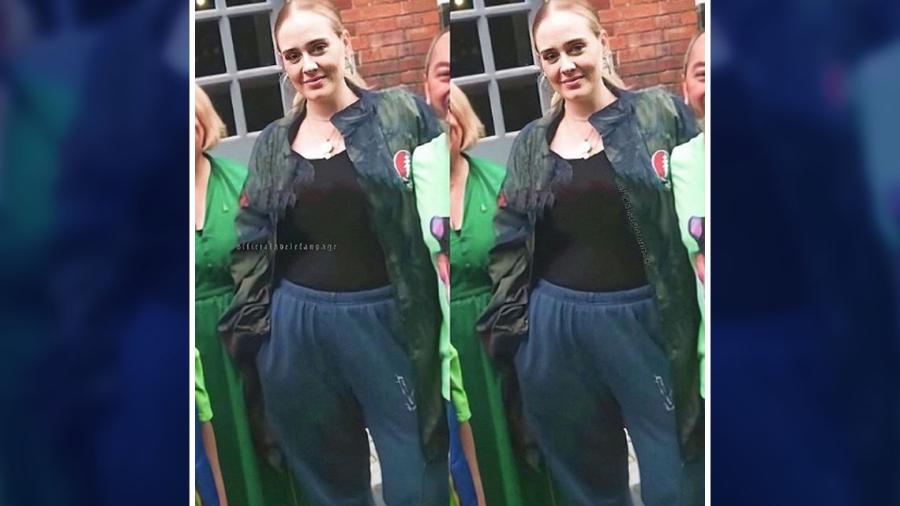 Adele impacta las redes con su look