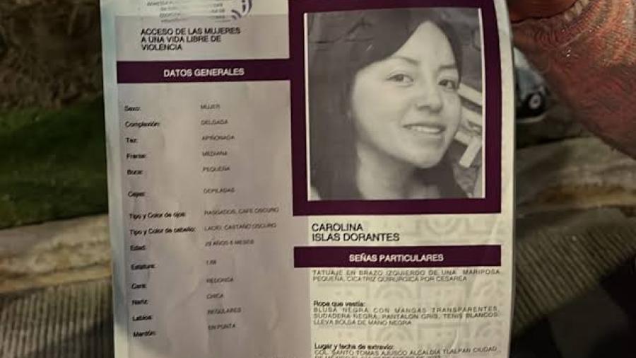 Bloquean Insurgentes por desaparición de Carolina Islas