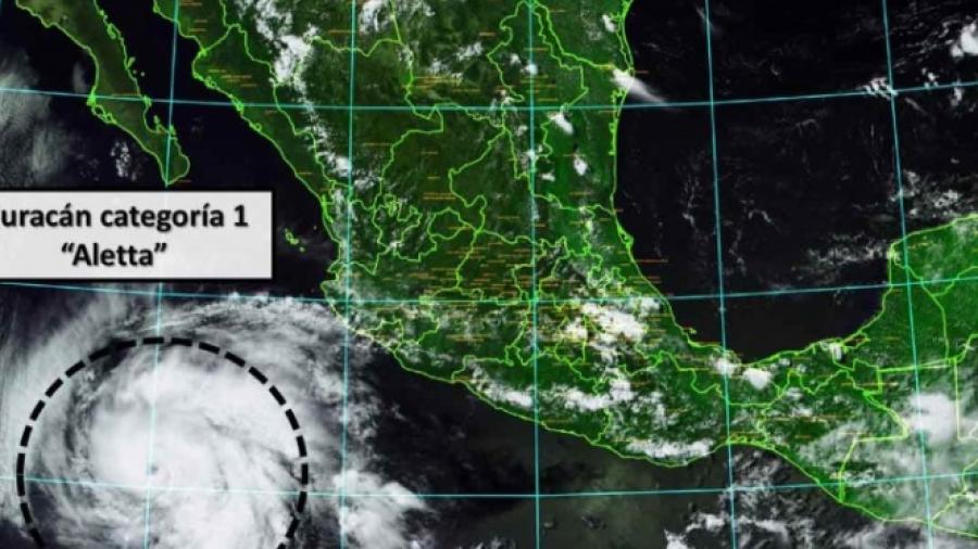 "Aletta", primer huracán de la temporada en el Pacífico
