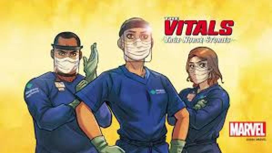 Marvel lanza cómic sobre el personal médico