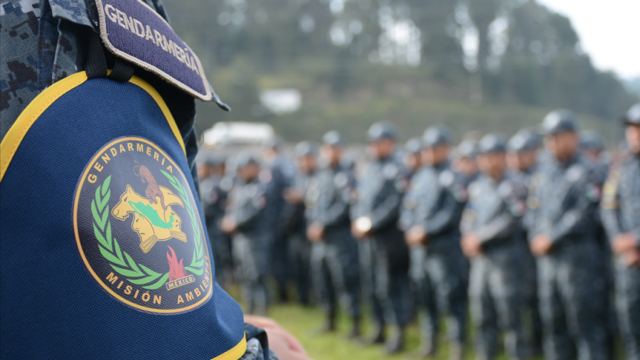 Gendarmería arriba a Madero