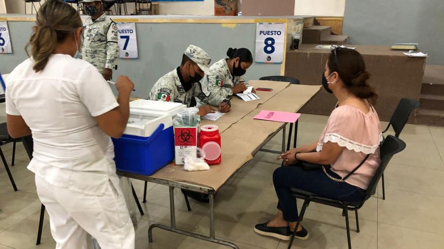 Próxima semana aplicarán segunda dosis a personas de 40 a 49 años de la vacuna contra Covid-19 en Nuevo Laredo