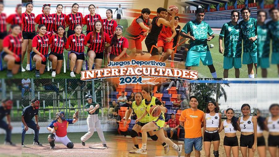 UAT define finalistas en Juegos Interfacultades 2024 de la Zona Centro