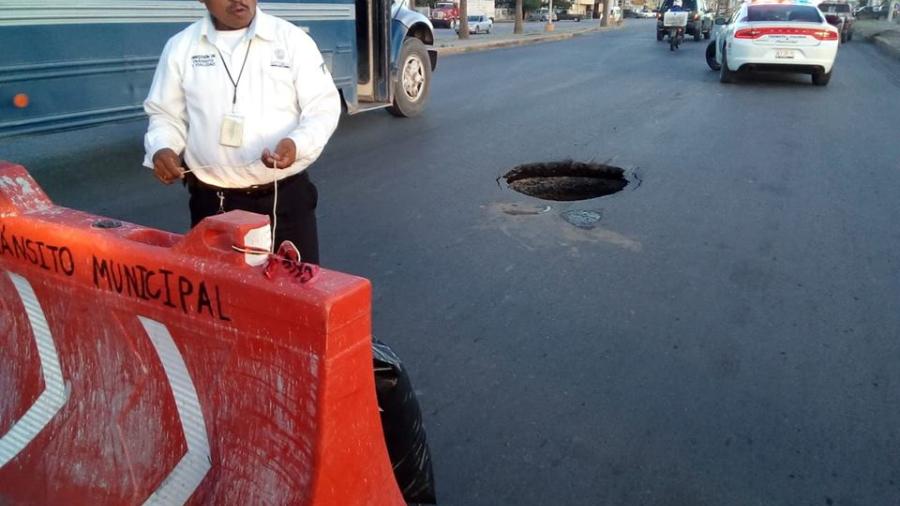 Rehabilitación en caído de carretera a San Fernando