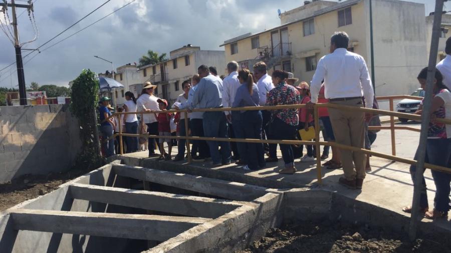 Construyen drenes pluviales para evitar inundaciones