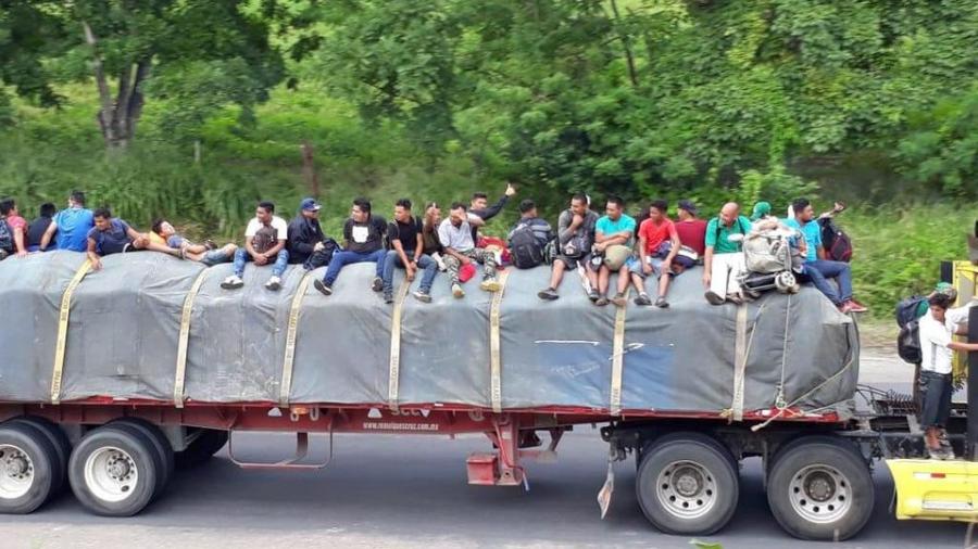 Caravana llega al estado de Veracruz