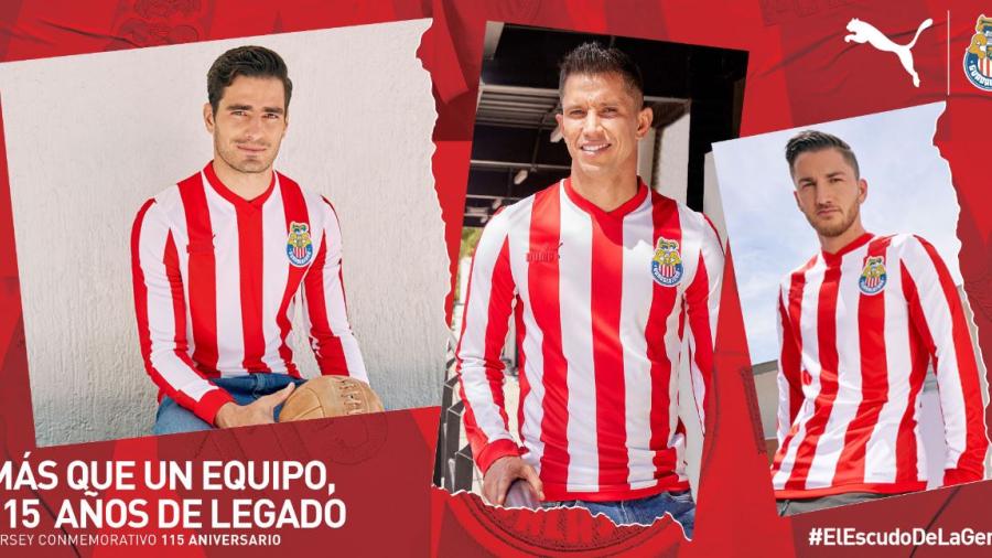 Presenta Chivas Jersey conmemorativo por sus 115 años y se agota en minutos