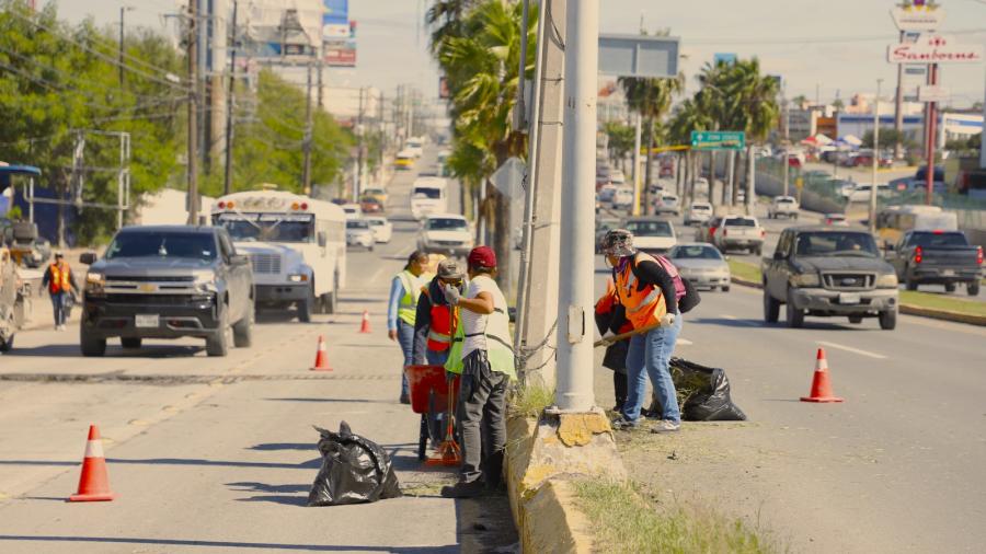 Despliega Alcalde Carlos Peña Ortiz cuadrillas municipales del Gobierno de Reynosa