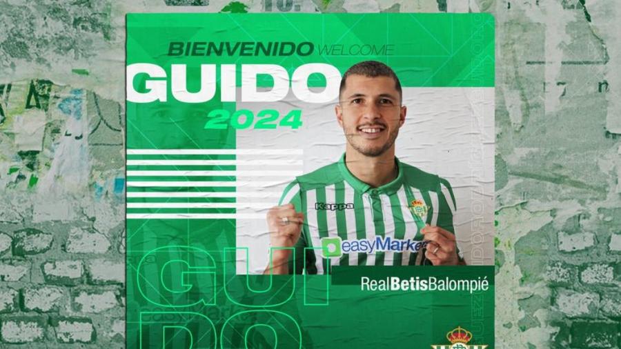 Guido Rodríguez, nuevo jugador del Real Betis