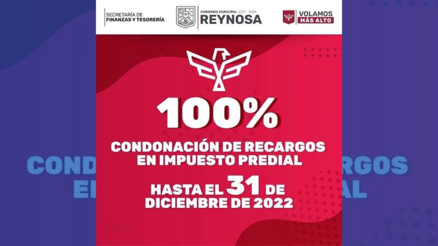 Últimos días de descuento de 100% de recargos al Predial