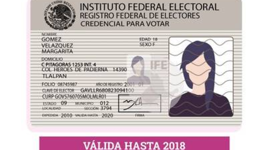 Anuncia INE plazo para reponer Credencial de Elector por robo o extravío 