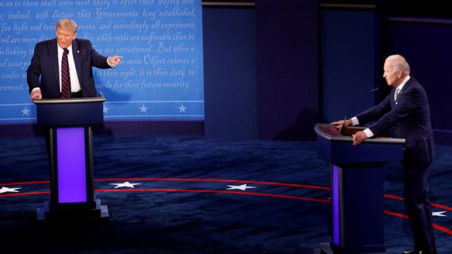 Joe Biden pide no realizar segundo debate presidencial si Trump continúa portando COVID-19