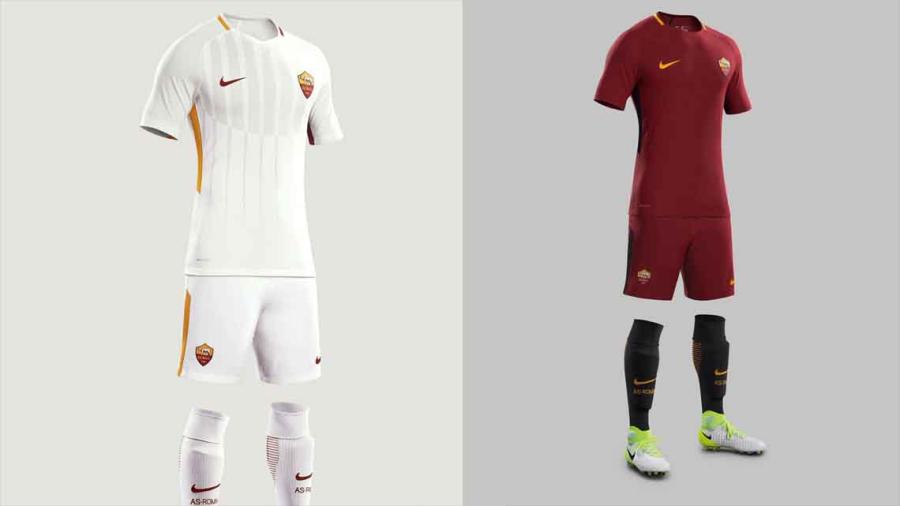 El nuevo uniforme de la Roma 