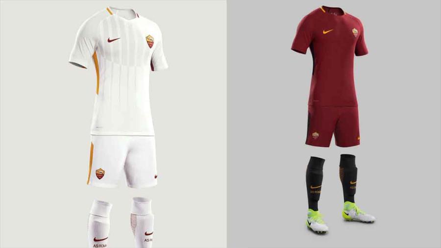 El nuevo uniforme de la Roma