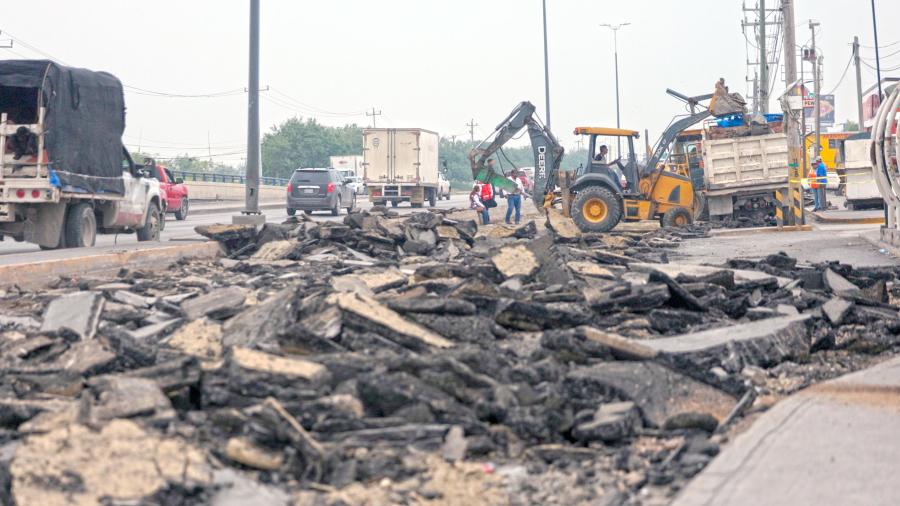 Rehabilita Gobierno de Reynosa tramo de carretera Río Bravo-Reynosa 